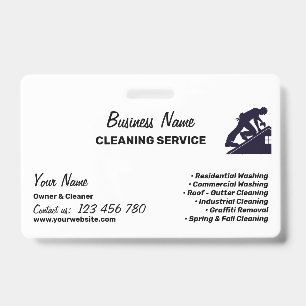 Branding For Pressure Washing Cleaning Business Badge