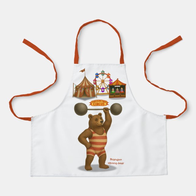 Brandon, circus strong-bear apron (Front)