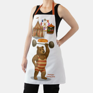 Brandon, circus strong-bear apron