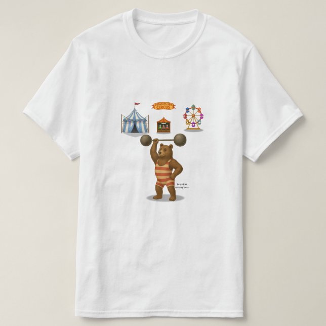 Brandon, circus strong-bear T-Shirt (Design Front)