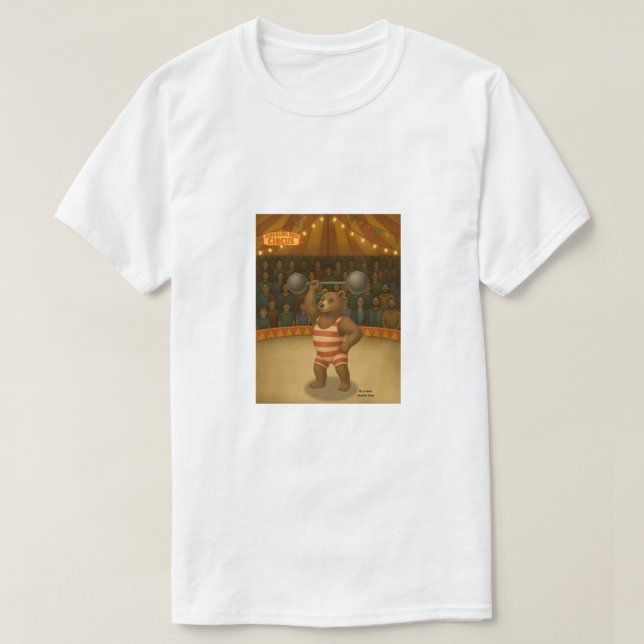 Brandon, circus strong bear T-Shirt (Design Front)