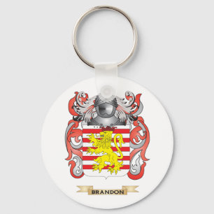 Brandon Coat of Arms (Family Crest) Keychain