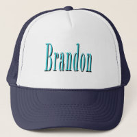 Brandon, Name Blue Logo,