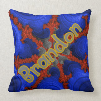 Brandon on Ruby Sapphire Throw Pillow