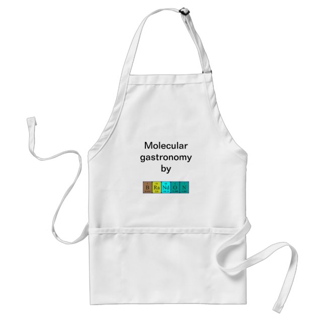 Brandon periodic table name apron (Front)