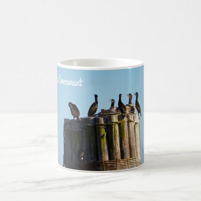Brandt's Cormorant Coffee Mug (Center)