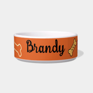 "Brandyl" Coordinated Customizable Pet Bowl