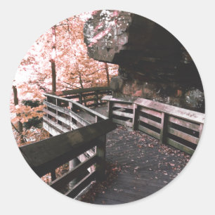 brandywine boardwalk classic round sticker