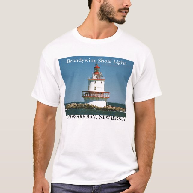 Brandywine Shoal Light, T-shirt New Jersey (Devant)
