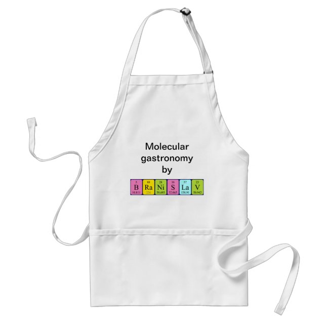 Branislav periodic table name apron (Front)