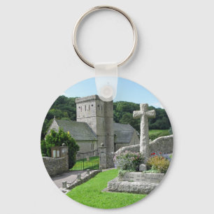 Branscombe Church Keychain
