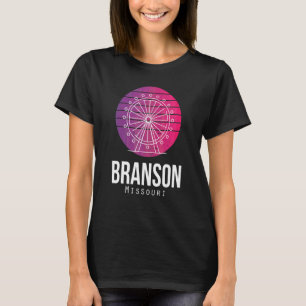 Branson Big Wheel Missouri Travel Hike Camping Vac T-Shirt