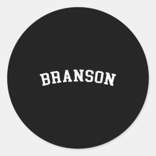 Branson  classic round sticker