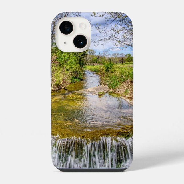 Branson Fall Creek Stream iPhone Case (Back)