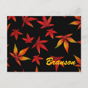 Branson Missouri Autumn Leaves Postcard