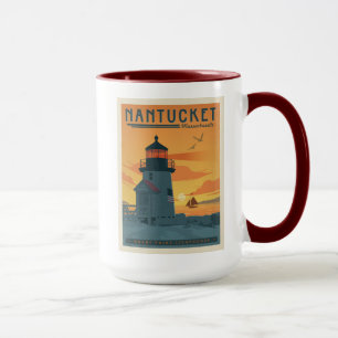 Brant Point Lighthouse   Nantucket MA Mug