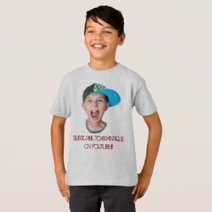 Brantique on YouTube's official shirt