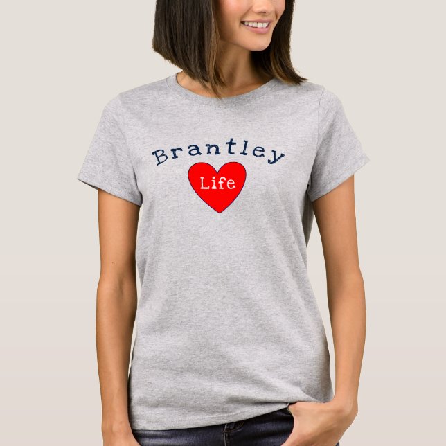 Brantley Life Grey TShirt (Front)