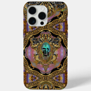 Branwenton Elegant Goth Monogram VII iPhone 15 Pro Max Case