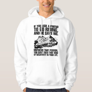 Brappp Life Riding Snowmobile Friend Hoodie