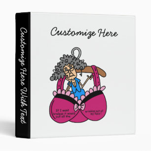 Bras and Wrinkles Humour Binder