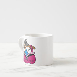 Bras and Wrinkles Humour Espresso Cup