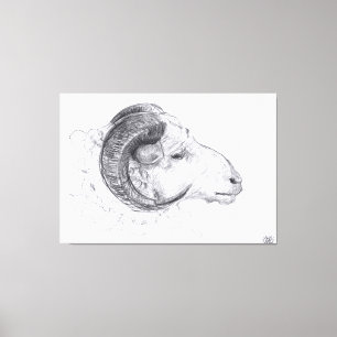 Bras - Dessin d'origine - Impression de toile