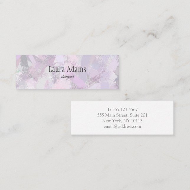 Brash strokes texture business card (Front/Back)