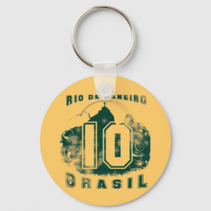 Brasil 10 keychain
