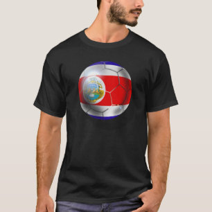 Brasil 2014 Costa Rica world cup soccer ball art T-Shirt