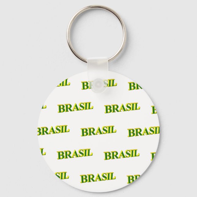 Brasil 3D Keychain (Front)