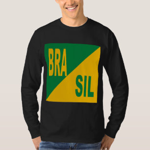 BRASIL Design black T-shirt