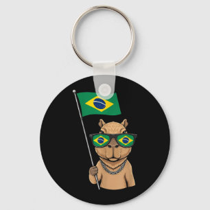 Brasil Flag Brazilian Pride Brasilian Roots Brazil Keychain