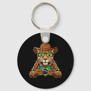 Brasil Flag Brazilian Pride Brasilian Roots Brazil Keychain