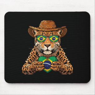Brasil Flag Brazilian Pride Brasilian Roots Brazil Mouse Pad