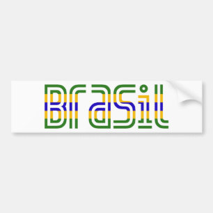Brasil Flag Colours! Bumper Sticker