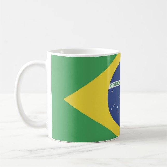 Brasil Flag Mug (Left)