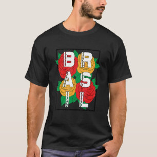 Brasil Heritage Flower Traditional Cultural T-Shirt