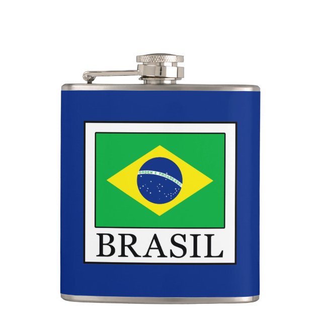 Brasil Hip Flask (Front)