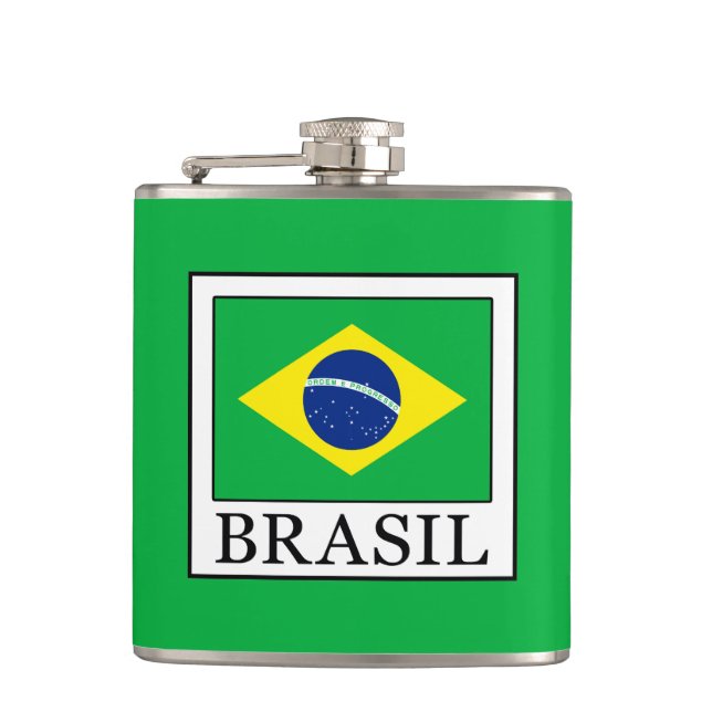 Brasil Hip Flask (Front)