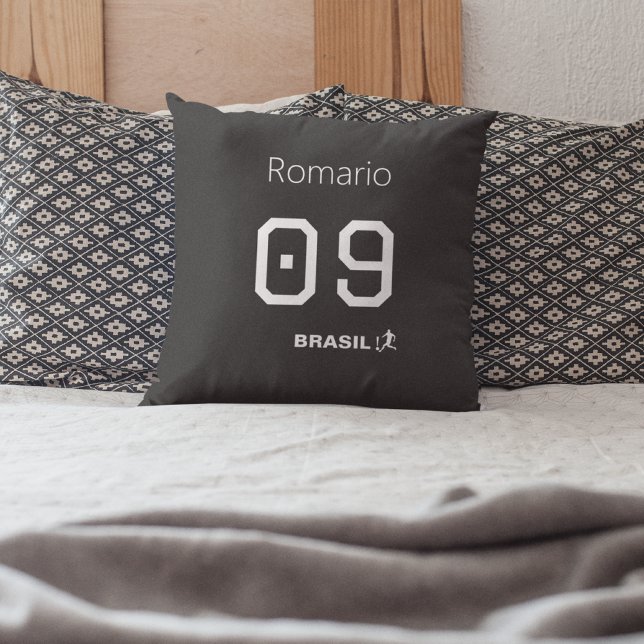 Brasil Seleção Legend Decor Fan Home Accent Throw Pillow (Creator Uploaded)