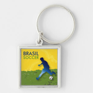 Brasil Soccer Keychain