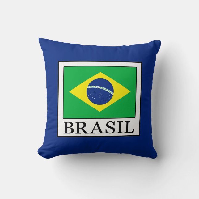 Brasil Throw Pillow (Front)