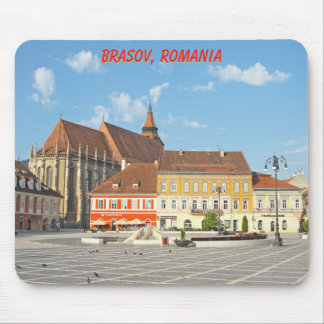 Brasov Council Square, Transylvania, Romania Mouse Pad