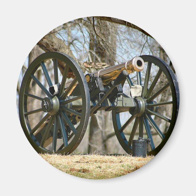 Brass Cannon Magnet (Front)
