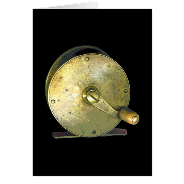 Brass Fishing Reel 1800's (Front)