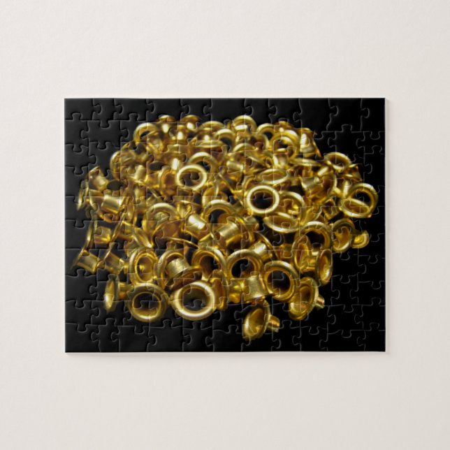 Brass Grommets Jigsaw Puzzle (Horizontal)