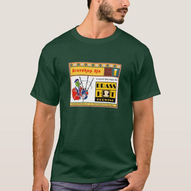 Brass Hat Brewing Tee #7 (Front)
