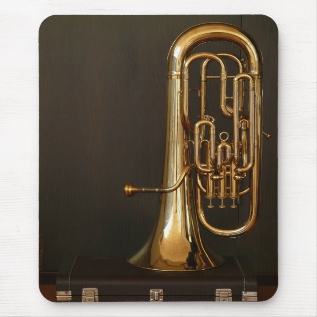 Brass Horn Mousepad (Front)