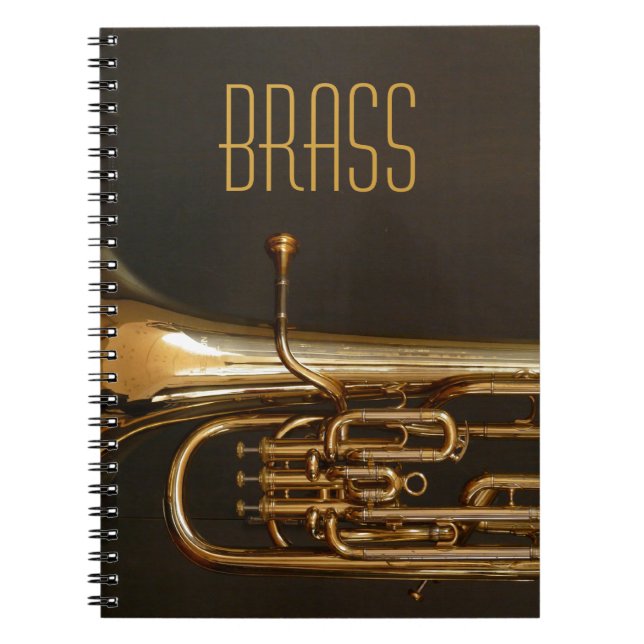 Brass Horn Notebook (Front)